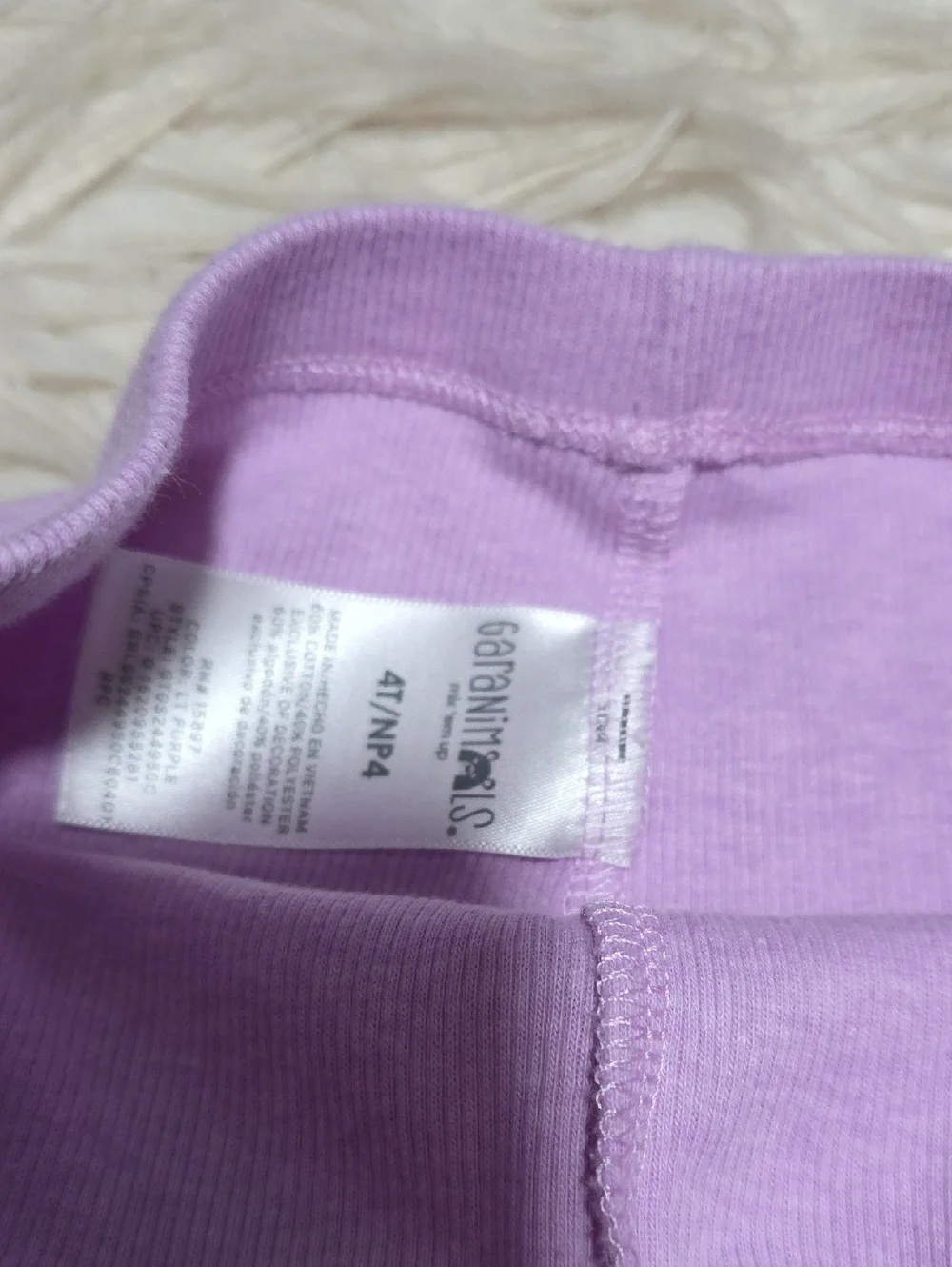 (2)Garanimals Ribbed Ruffled Shorts- 4T - Picture 6 of 9